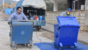 Nazilli'de çöp konteynerleri yenilendi