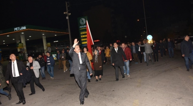 Cumhur İttifakı, Nazilli'de ilk büyük yürüyüşünü gerçekleştirdi