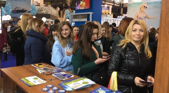 Kuşadası Ticaret Odası, Ukrayna Uluslararası Turizm Fuarı'na katıldı