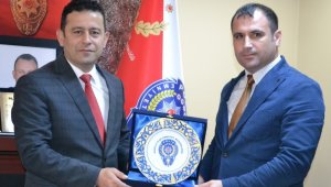Voleybol İl Temsilcisi Köylüoğlu, Nazilli Emniyet Müdürü'ne ziyaret