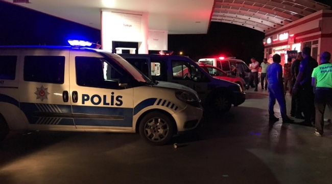Kuşadası'nda otogaz istasyonuna silahlı 3 kişi saldırıda bulundu, 1 kişi yaralandı