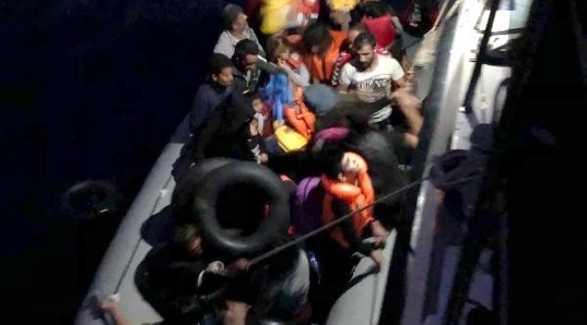 Didim açıklarında 39 kaçak göçmen yakalandı