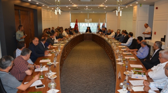 Aydın ili Oda Borsaları Güçbirliği Toplantısı AYTO'da yapıldı
