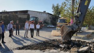 Nazilli Belediyesi, Yeni Sanayi Sitesi'ne kepçeyi vurdu