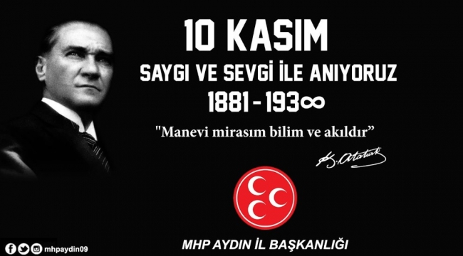 MHP İl başkanı Pehlivan: Atatürk Türk Milletinin ortak değeridir