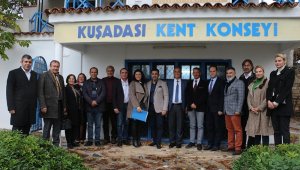 CHP Aydın Milletvekili Bülent Tezcan'dan Kuşadası'nda kurum ziyaretleri