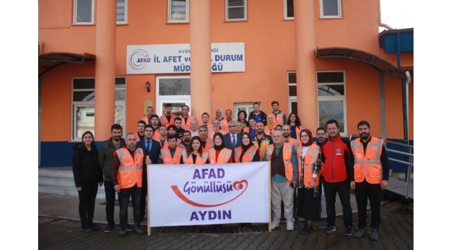 Aydın'da AFAD gönüllülerine ilk yardım eğitimi verildi