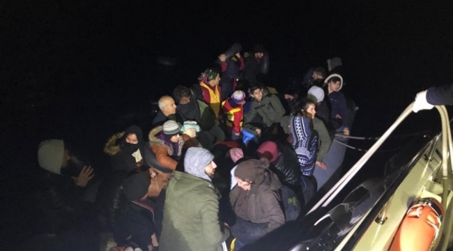 Kuşadası'nda 38 düzensiz göçmen yakalandı