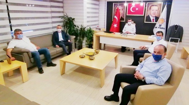 AK Parti Aydın milletvekilleri Ankara dönüşü ilk İl başkanlığını ziyaret etti