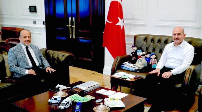 Metin Yavuz İçişleri Bakanı Soylu ile görüştü