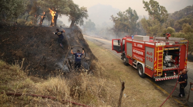  Büyükşehir Belediyesi İmamköy’deki Yangın İçin Teyakkuza Geçti