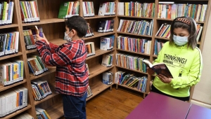  Kuşadası’nda çocuk kütüphanesi açıldı