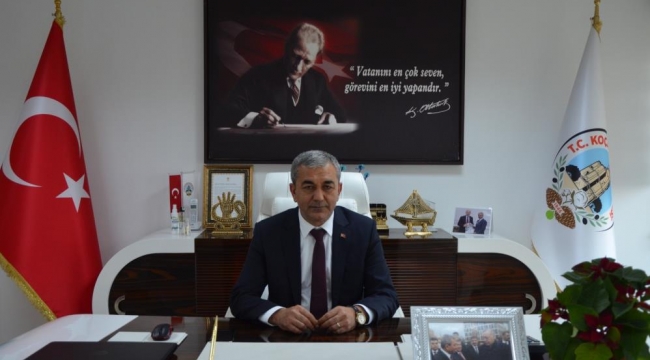  Başkan Kaplan Atatürk'ü andı