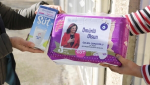 Aydın Büyükşehir Belediyesi'nden bebek bezi ve süt desteği