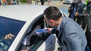 Aydın Valisi Aksoy 'trafikte güvenlik' denetimine katıldı
