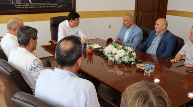 Belediye İş Sendikası Genel Merkezinden Başkan Özcan’a ziyaret