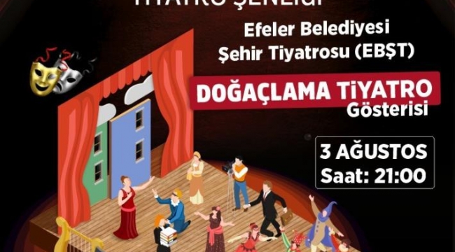  Efeler Belediyesi Şehir Tiyatrosu, Eceabat’taki şenliğe katılıyor