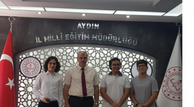  LGS Türkiye Şampiyonları, Milli Eğitim Müdürü Okumuş ile bir araya geldi