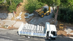 ASKİ, Söke Güllübahçe’de kanalizasyon altyapı çalışmalarına devam ediyor