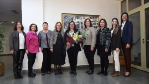 Üniversiteli Kadınlar Derneği üyeleri, Başkan Çerçioğlu ile görüştü