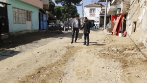Nazilli Belediyesi Pınarbaşı Mahallesi'ndeki yol çalışmasını tamamladı